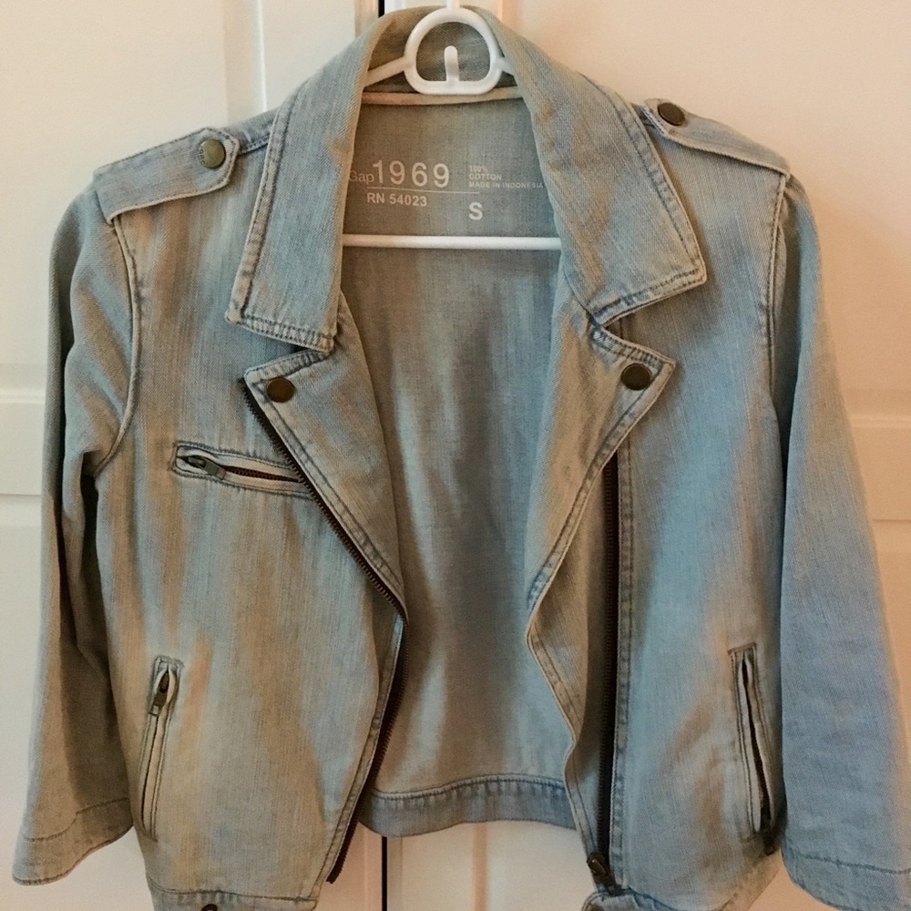 Gap Denim Moto Jacket